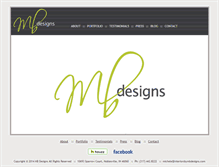 Tablet Screenshot of interiorsbymbdesigns.com